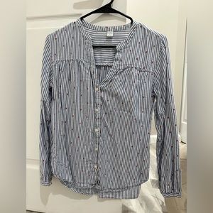 Old Navy Pattern Button Down Shirt